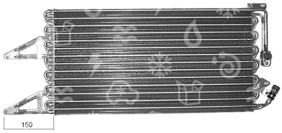kondenzátor OEM 46558107, FIAT Punto 60/70/85 16V (97>)